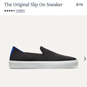 Rothy’s Black The Sneakers Slip On Shoe